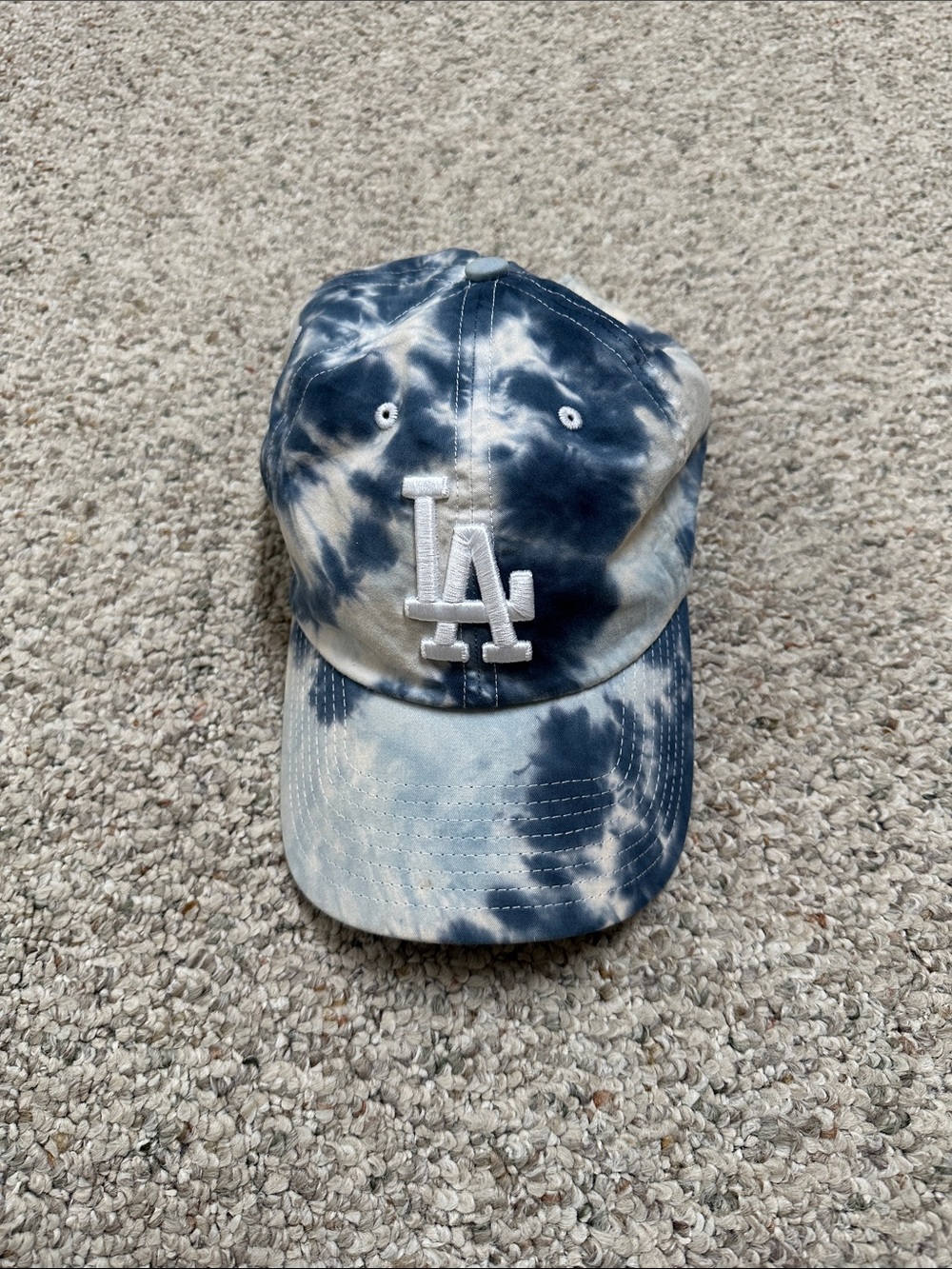 LA Dodgers Tie-Dye Baseball Dad Cap